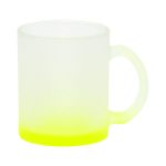 11OZ taza esmerilada para sublimar (amarillo degradado)-1