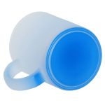 11OZ taza esmerilada para sublimar (azul degradado)-3
