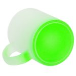11OZ taza esmerilada para sublimar (verde degradado)-3