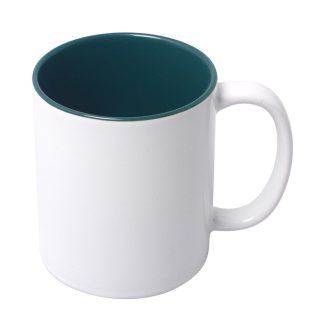 taza con interior de color-Verde oscuro-1