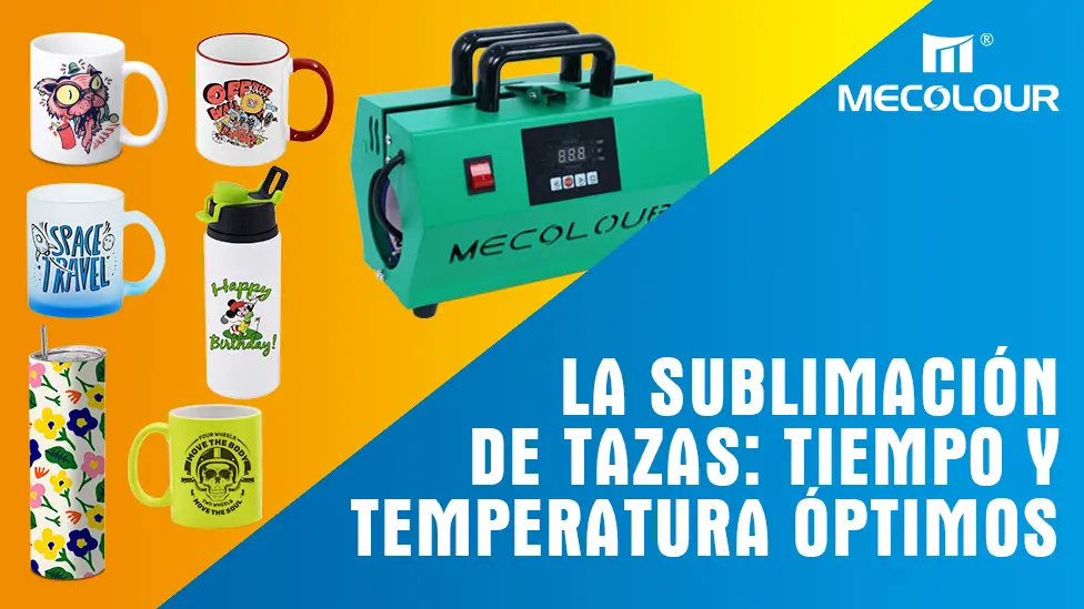 La sublimación de tazas Tiempo y temperatura óptimos