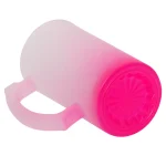 Taza De Vidrio Glaseado Para Sublimar 16oz (Rosa Degradado)-3