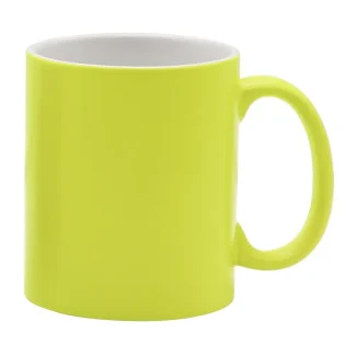 Taza Fluorescente Mate amarillo-1