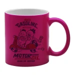 Taza Fluorescente Mate rosa rojo-2