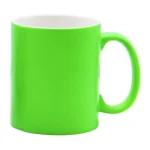 Taza Fluorescente Mate verde-1