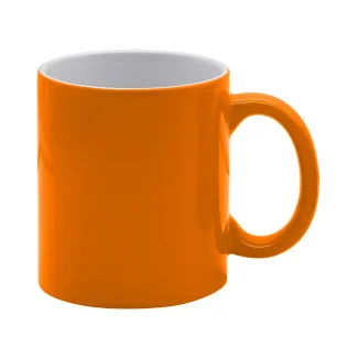 Taza Fluorescente brillante naranja-1