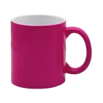 Taza Fluorescente brillante rosa rojo -1