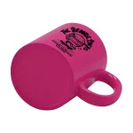 Taza Fluorescente brillante rosa rojo -3