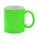 Taza Fluorescente brillante verde-1