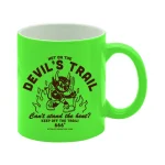 Taza Fluorescente brillante verde-2