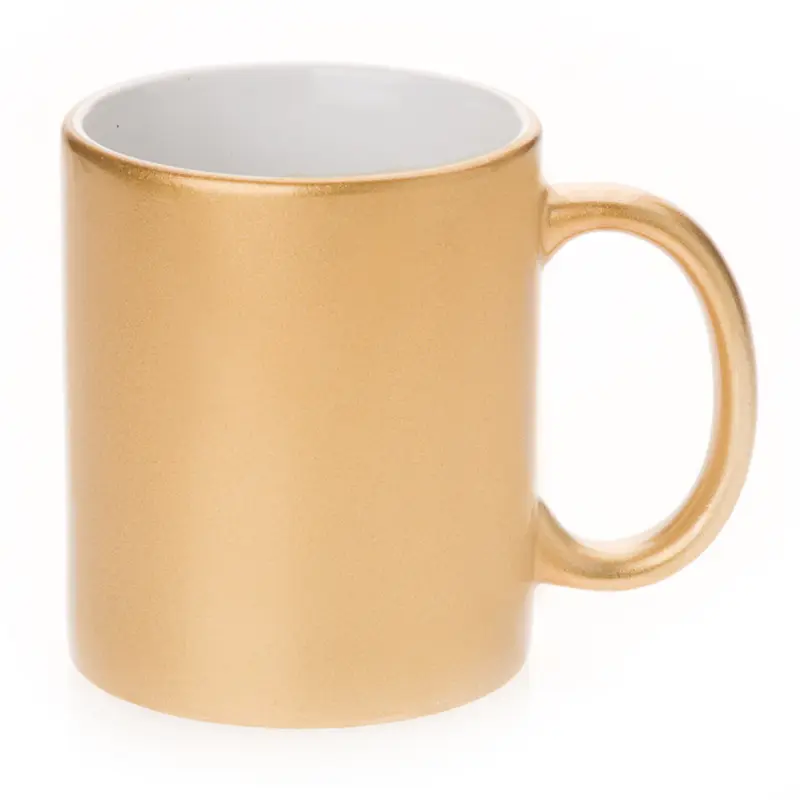 Taza Perla Para Sublimar 11oz (dorado)-1