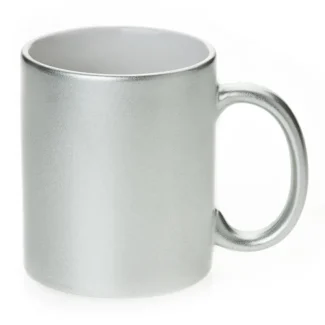 Taza Perla Para Sublimar 11oz (plateado)-1