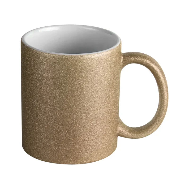 Taza con purpurina para sublimar 11oz (cobre)-1