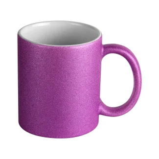 Taza con purpurina para sublimar 11oz (violeta)-1