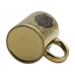 Taza electrochapado para sublimar 11oz (dorado)-3