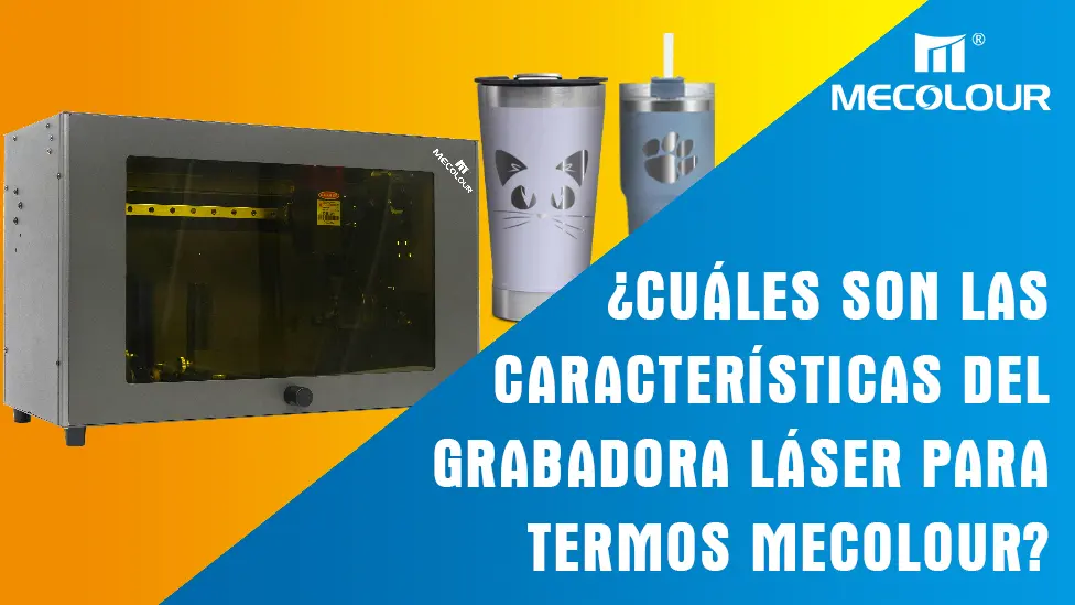 ¿Cuáles son las características del grabadora láser para termos