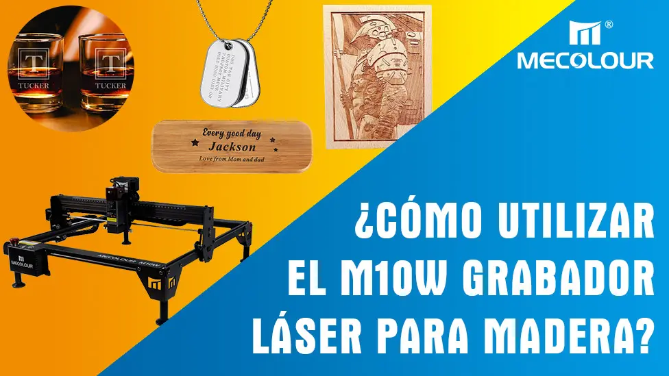 ¿Cómo utilizar el M10W grabador láser para madera