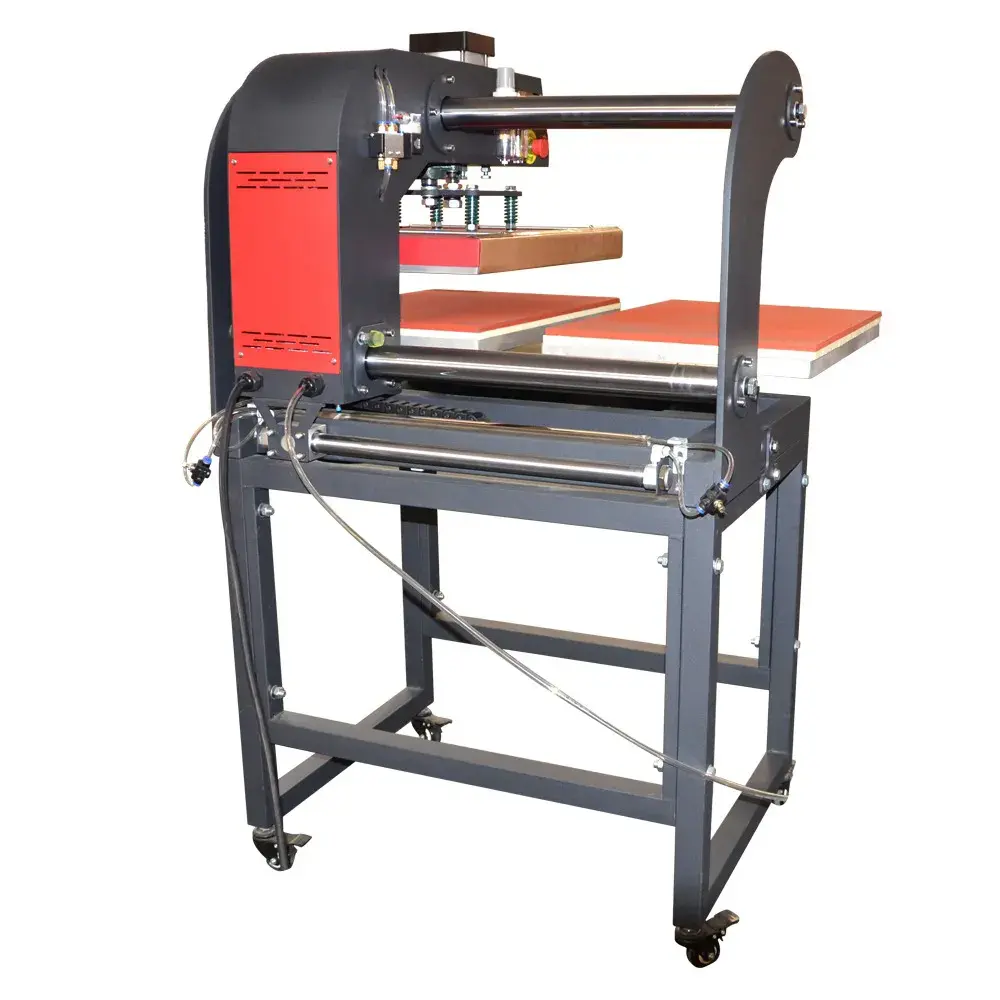 Prensa de calor de doble estación neumática totalmente automática-3 Prensa de calor de doble estación neumática totalmente automática-3