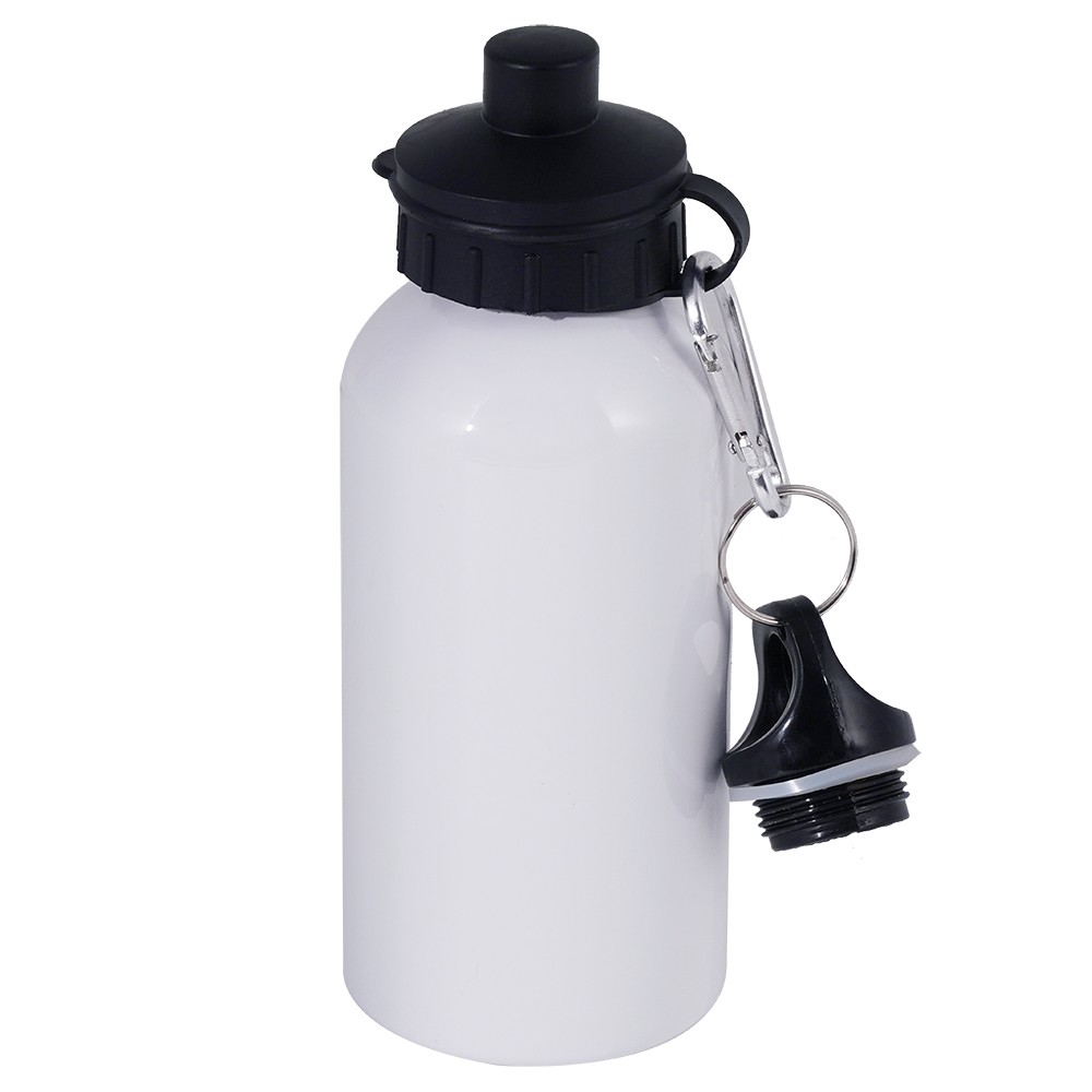 400ml Botella deportiva con Tapas dobles blanco-1 400ml Botella deportiva con Tapas dobles blanco-1
