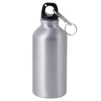 400ml Botella deportiva de aluminio Plata-1