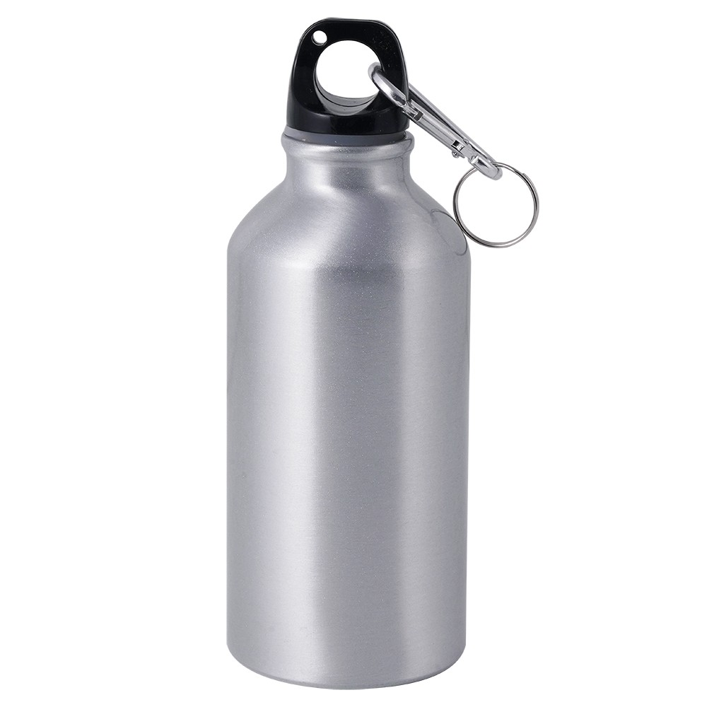 400ml Botella deportiva de aluminio Plata-1 400ml Botella deportiva de aluminio Plata-1