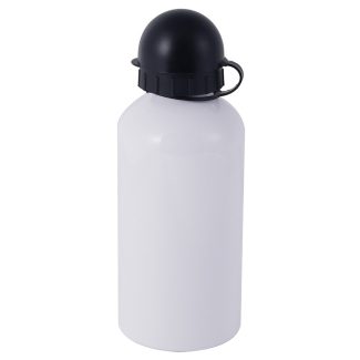 500ml Botella deportiva con Tapa Redonda blanco-1