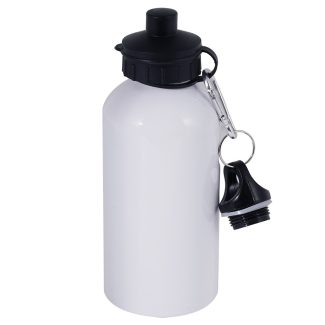 500ml Botella deportiva con Tapas dobles blanco-1