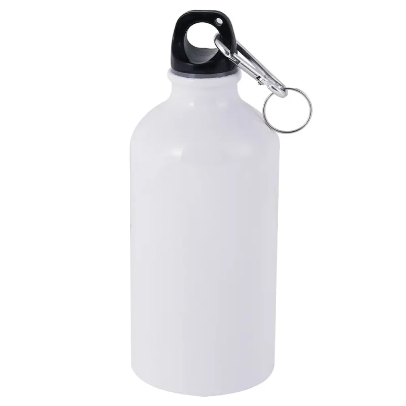 500ml Botella deportiva de aluminio blanco-1