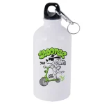 500ml Botella deportiva de aluminio blanco-2