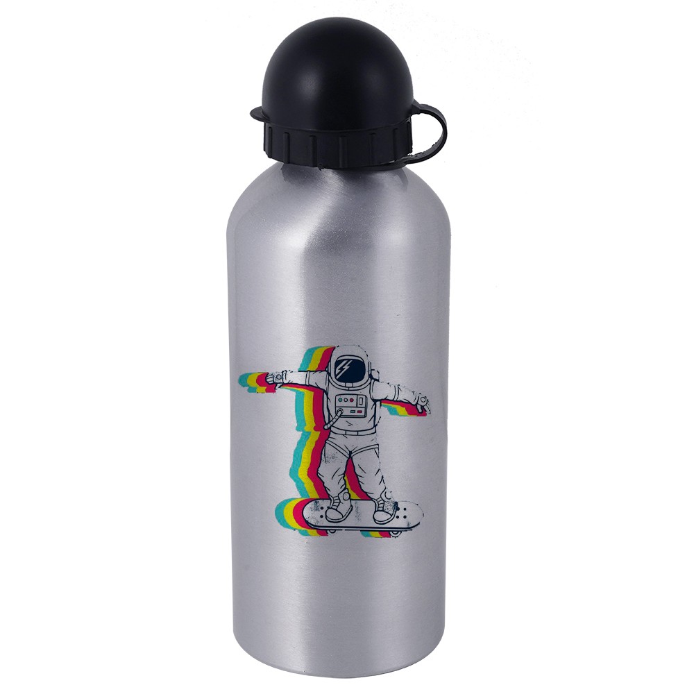 600ml Botella deportiva con Tapa Redonda Plata-2 600ml Botella deportiva con Tapa Redonda Plata-2