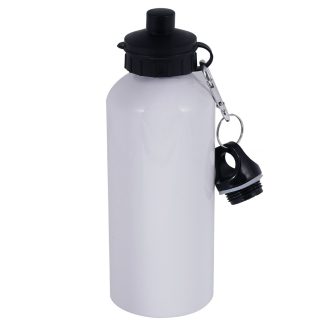 600ml Botella deportiva con Tapas dobles blanco-1