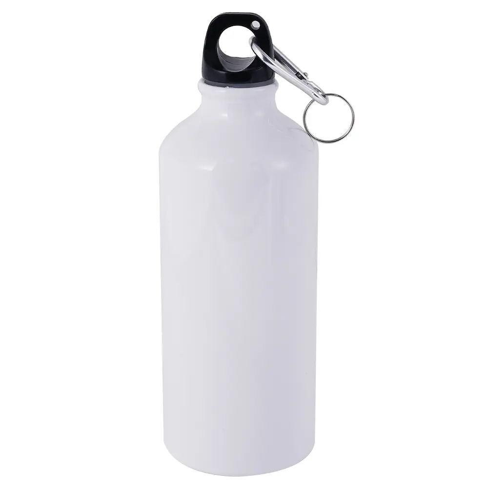 600ml Botella deportiva de aluminio blanco-1 600ml Botella deportiva de aluminio blanco-1