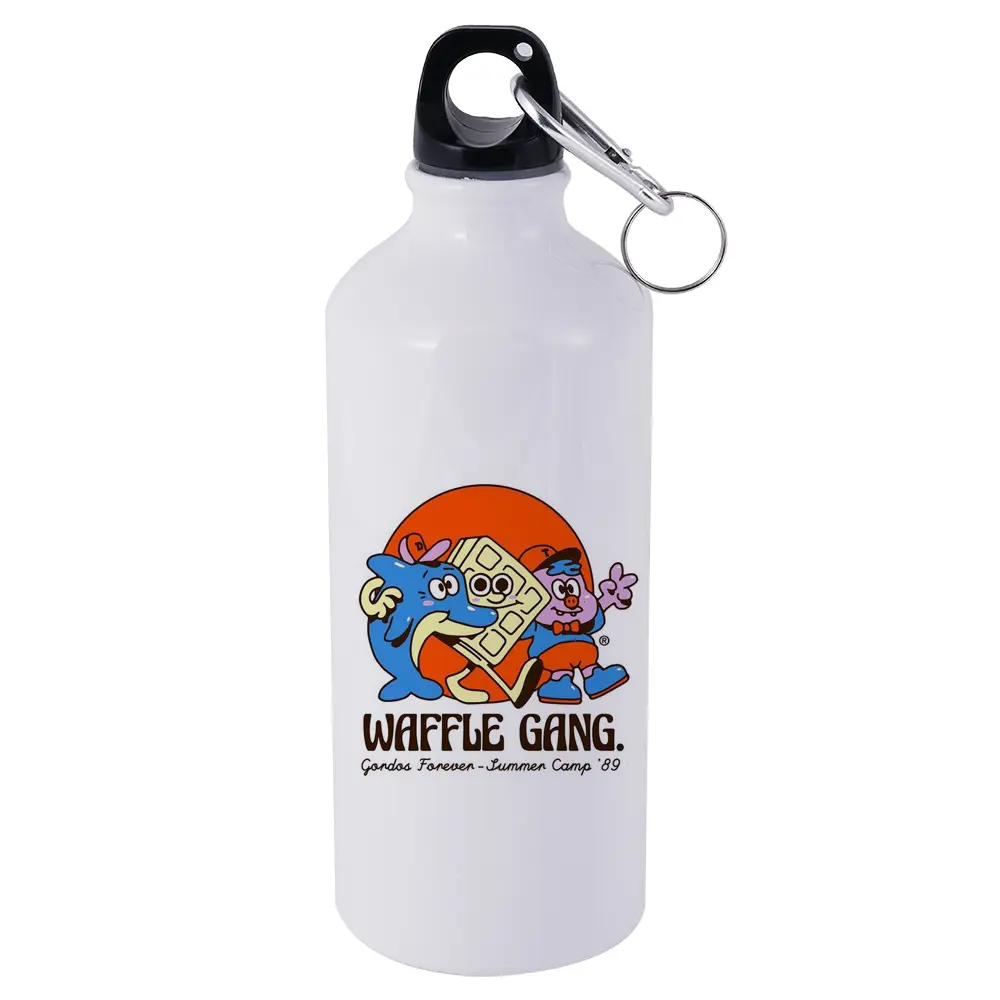 600ml Botella deportiva de aluminio blanco-2 600ml Botella deportiva de aluminio blanco-2