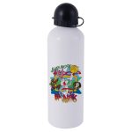 750ml Botella deportiva con Tapa Redonda blanco-2