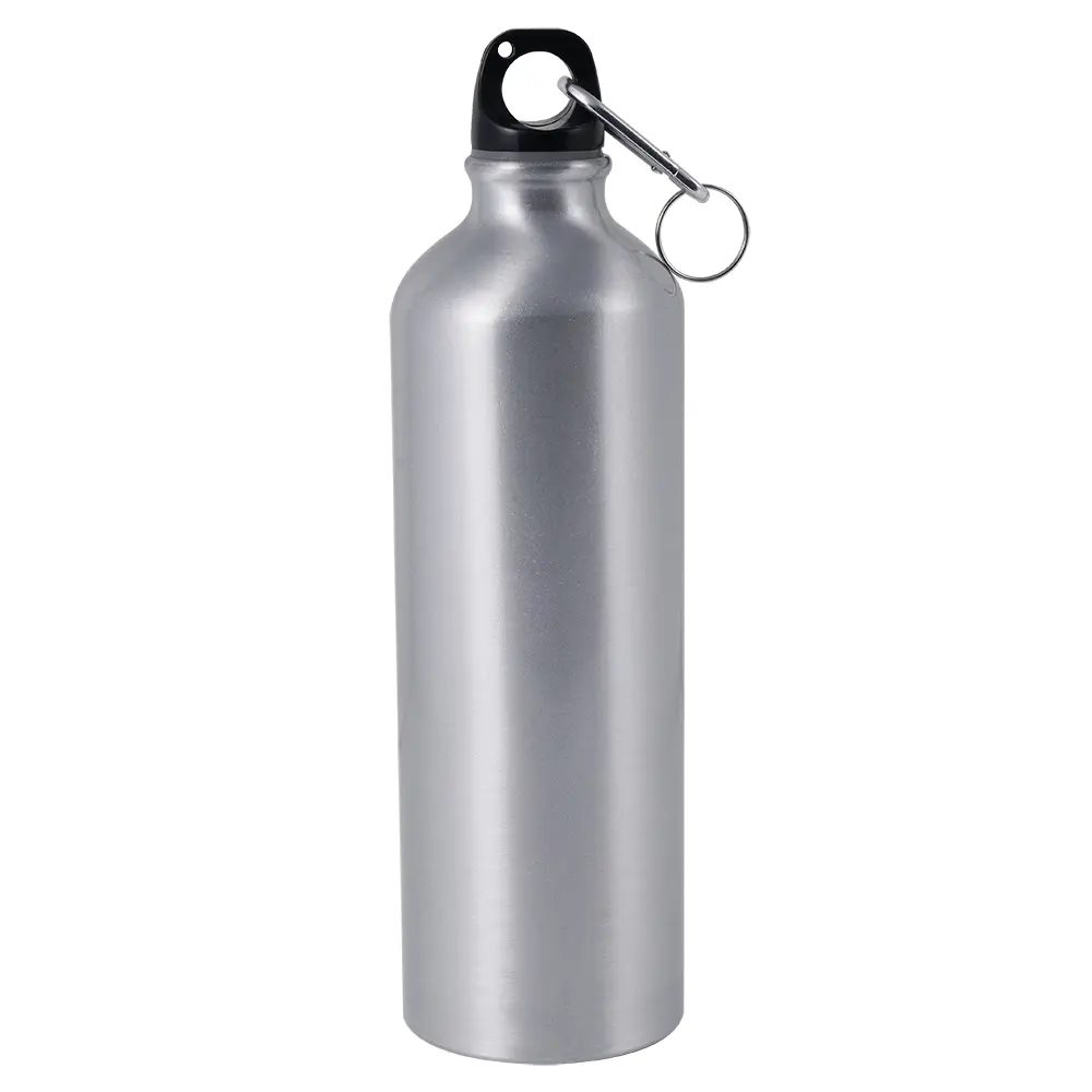 750ml Botella deportiva de aluminio Plata-1 750ml Botella deportiva de aluminio Plata-1
