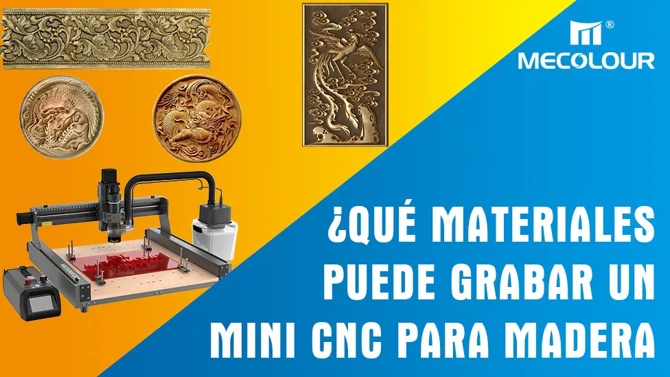 ¿Qué Materiales Puede Grabar un mini cnc para madera