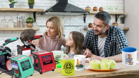 Prensa de Calor de Taza