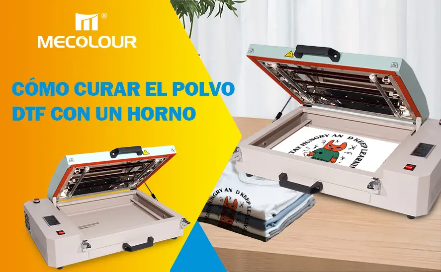 Cómo Curar el Polvo DTF con un Horno
