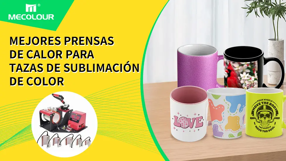 Mejores Prensas de Calor para Tazas de Sublimación de Color