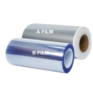 A plata film+B transparente film