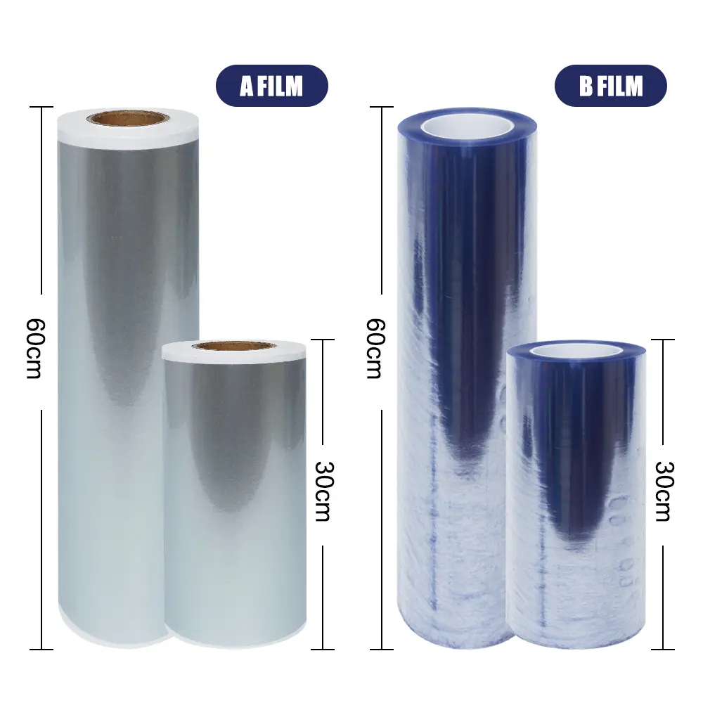 size-A plata film+B transparente film