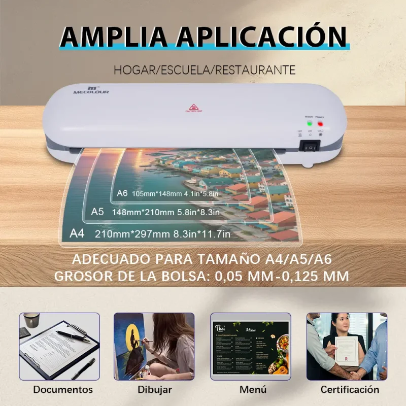 A4 Máquina de laminado-4