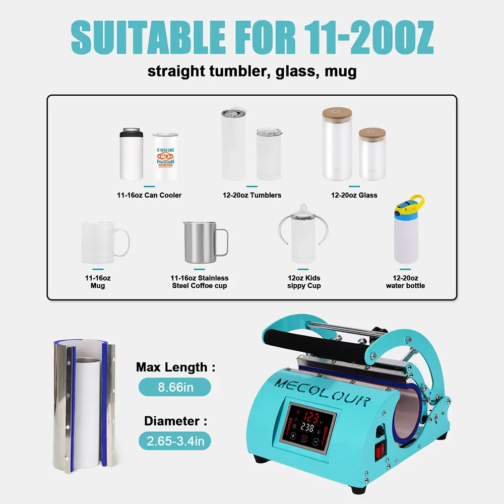 Plancha para Sublimar Tazas 20oz (Azul)-3 Plancha para Sublimar Tazas 20oz (Azul)-3