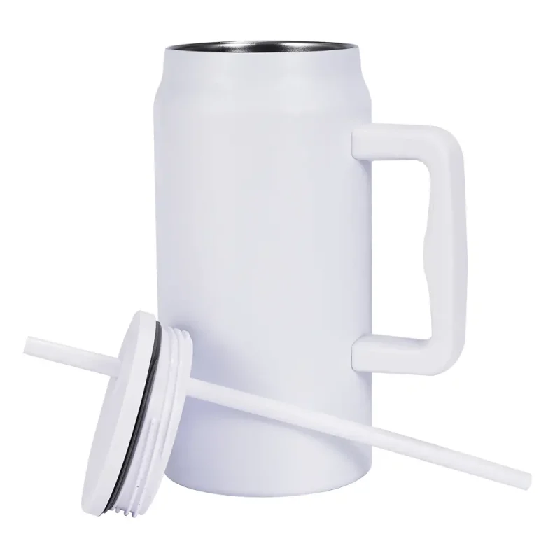 Vaso de acero inoxidable para sublimación 40oz-blanco-2