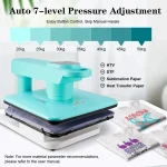 plancha para sublimar de estación única-4