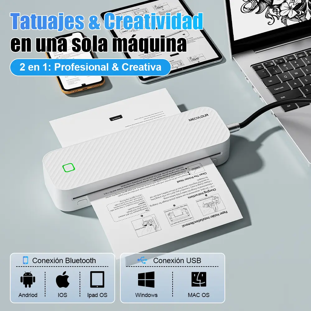 Impresora para Tatuajes (8 pulgadas)-3