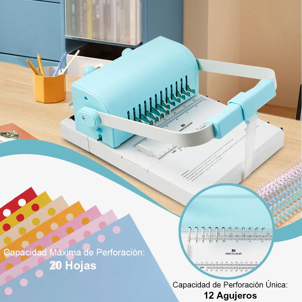 Mini Encuadernadora -Doble Espiral-3 Mini Encuadernadora -Doble Espiral-3
