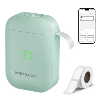 Impresora de etiquetas portátil de media pulgada (azul)-1