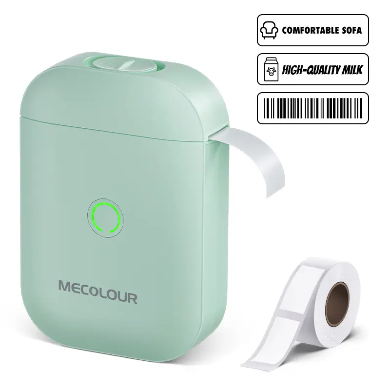 Impresora de etiquetas portátil de media pulgada (azul)-2 Impresora de etiquetas portátil de media pulgada (azul)-2