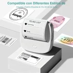 Impresora de etiquetas térmicas portátil de 2 pulgadas-2